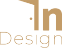 indesign logo pequeno dourado